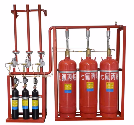 70LTR FM200 Steel Cylinder W/Brass Valve Fire Suppression System