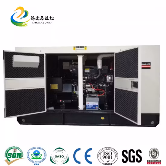80kw 90kw 100kw China Brush Alternator AC Silent Open Water Air Cooled ATS Water Heater ISO CE Spare Parts Factory Supply